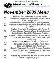 Image: November Menu-Page 1