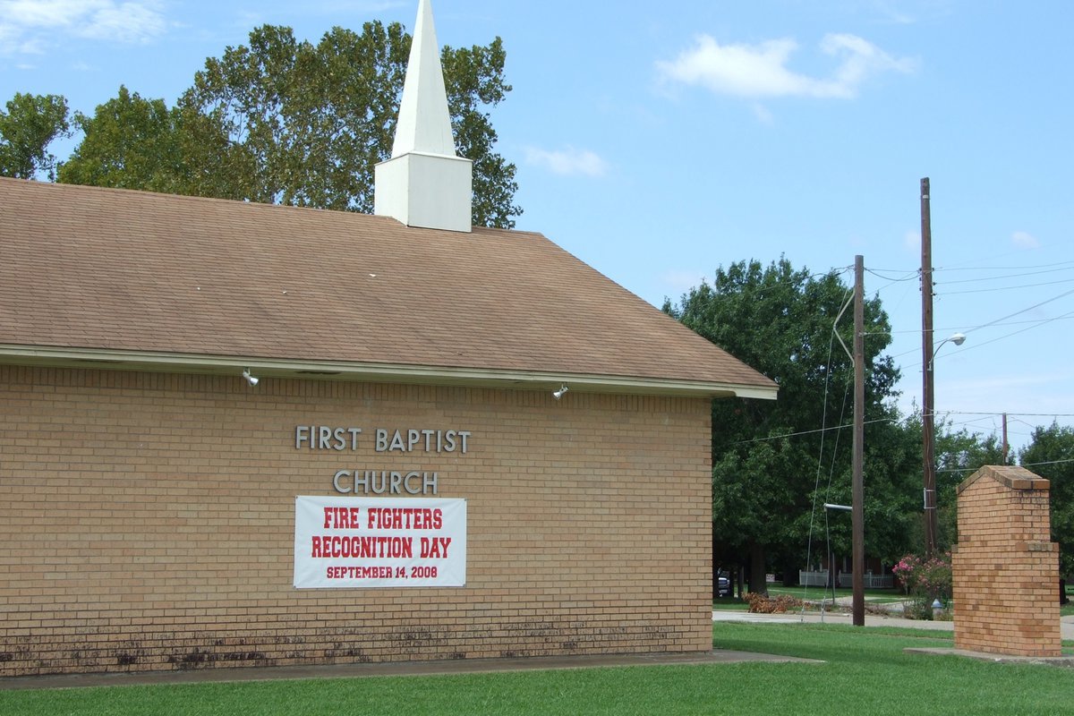Image: Italy firefighters honored — First Baptist of Italy honored our local firefighters on Sunday.