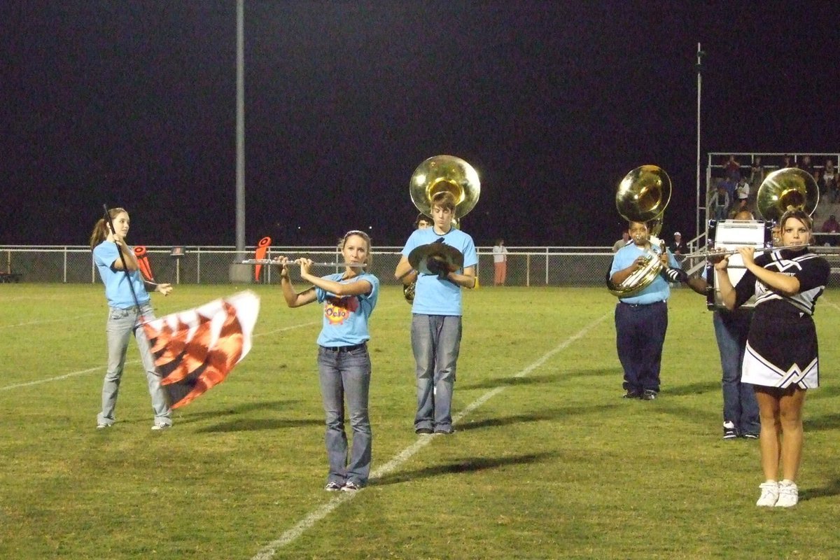 Image: Flags, flutes and brass