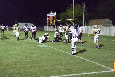Image: Touchdown! — The first touchdown of the game.