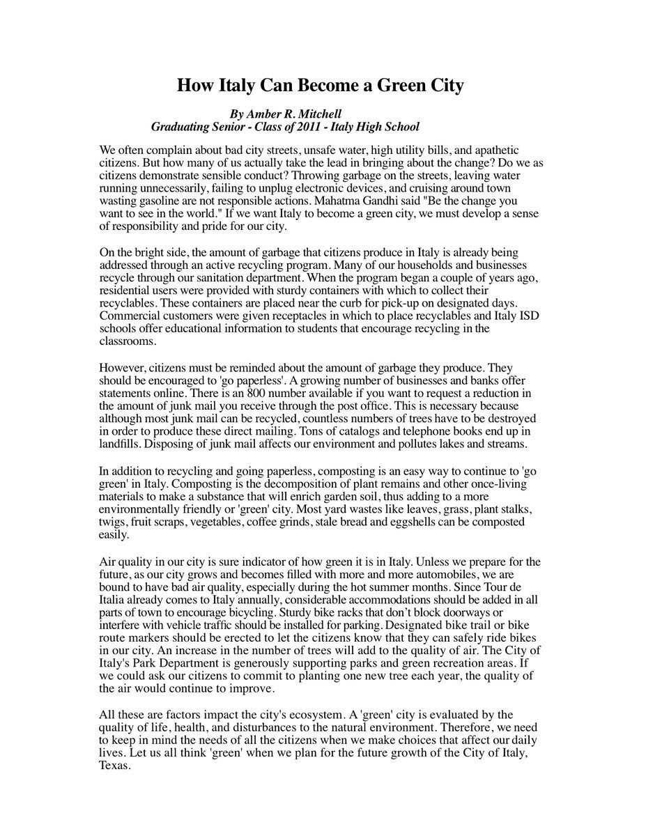 Image: Mitchell’s “Green” Essay