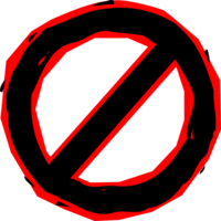 Image: This “NO” symbol will appear in place of photos that haven’t transferred to our new system. In time all these symbols will disappear (well, except for this one).