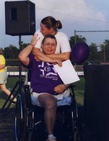 Image: The late LaWanna Graf and her daughter Jenny at the 2007 Relay for Life event.