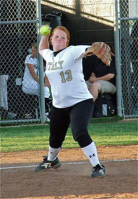 Image: Lady Gladiator, Katie Byers, received 1st Team All-District Third Baseman in District 15-2A for the 2011 season.
