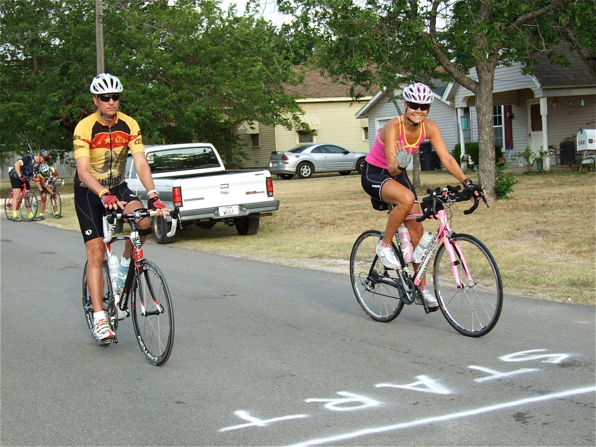 Image: Happy to get started on their Tour d’Italia experience.