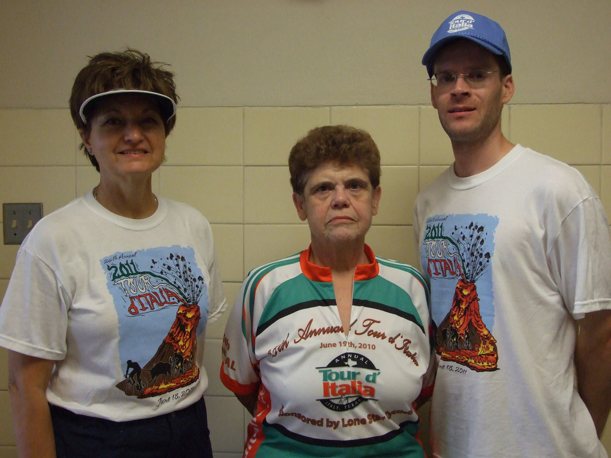 Image: Co-Director, Pat McGennis, Registrar, Bobbie Carrol and Director, Christ McGough, were very happy with the 26th Annual Tour d’Italia.