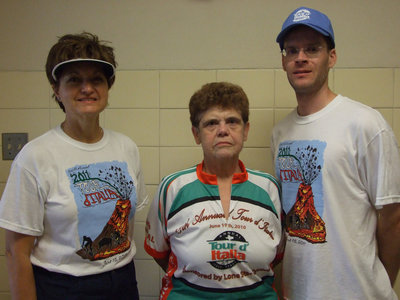 Image: Co-Director, Pat McGennis, Registrar, Bobbie Carrol and Director, Christ McGough, were very happy with the 26th Annual Tour d’Italia.