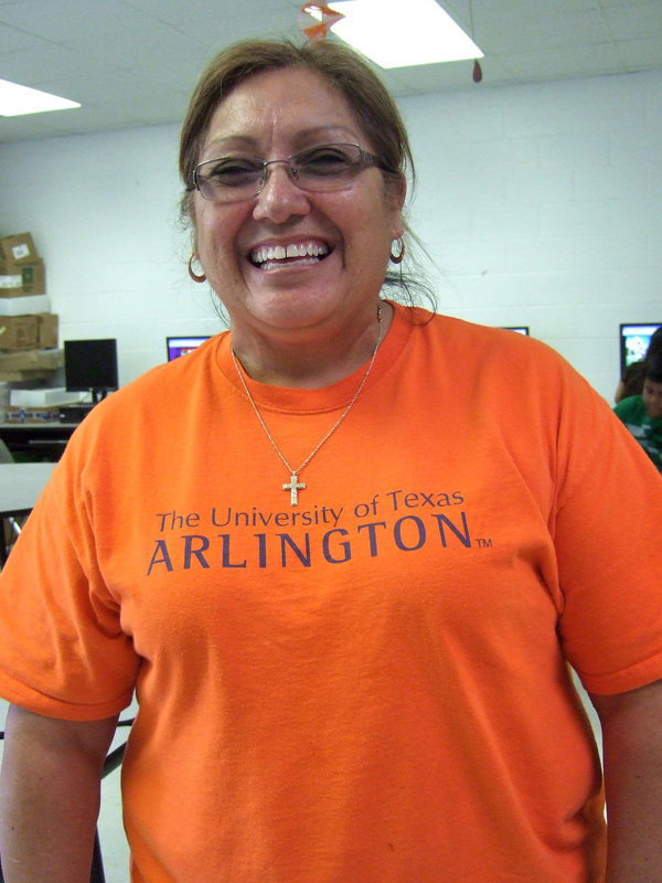 Image: Elsa Aguirre (para professional), “We couldn’t ask for anything better than this and we all work very hard. We do it for the kids.”