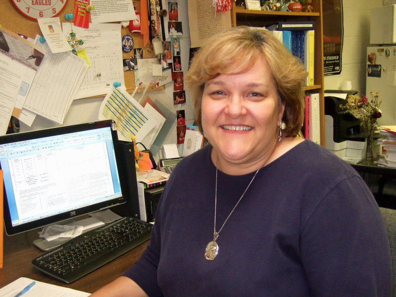 Image: Neva Del Bosque is the director of special programs and the school counselor. She said, “I think our students just rose to the challenge that was before them and it is something they are very proud of. Recognized again.”