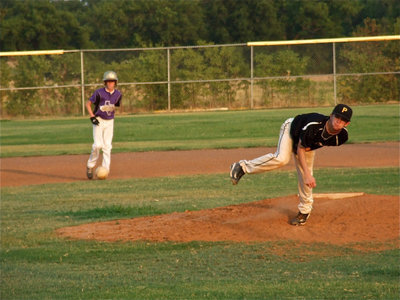 Image: Caden Jacinto, takes the mound for Italy.