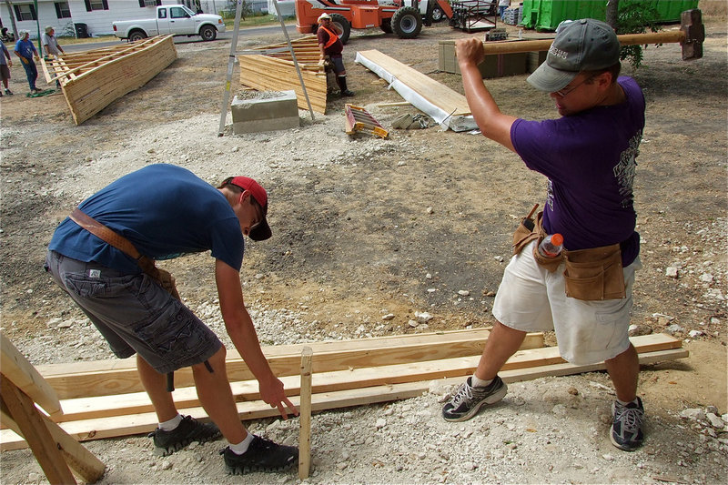 Image: One mighty swing at a time.