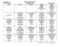 Image: September 2011 Menu