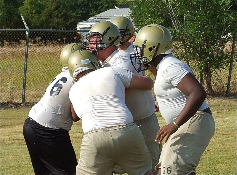 Image: It’s a good thing the Gladiators will go to full pads on Friday.