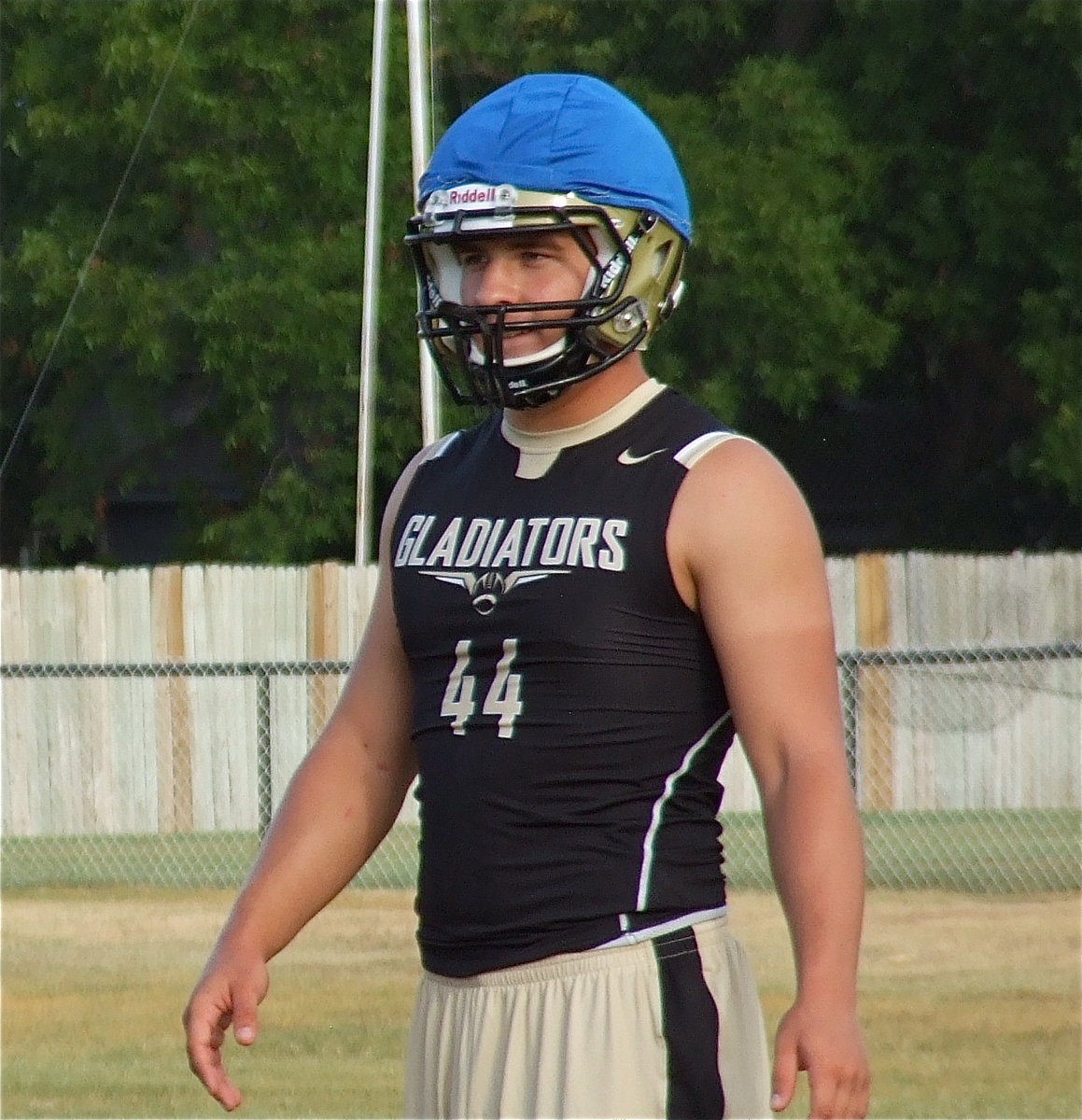 Image: Ethan Saxon and his new look.