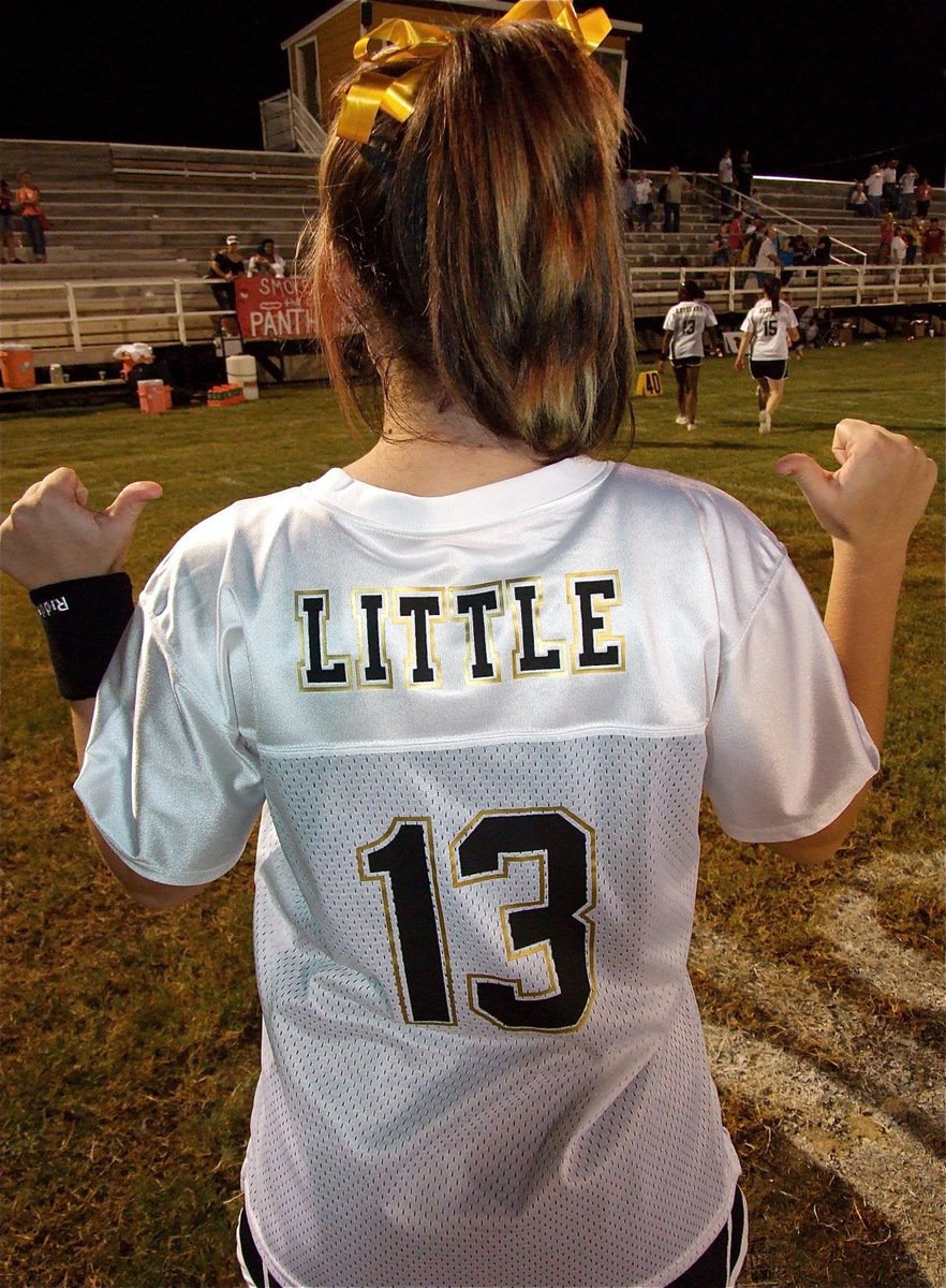 Image: All the Gladiators needed was a “Little” luck provided by Italy High School cheerleader Felicia Little.