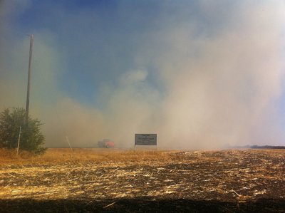 Image: The City of Italy gets hidden behind a cloud of smoke.