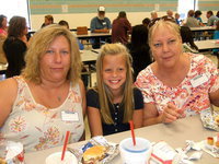 Image: Alex Jones is a happy granddaughter.