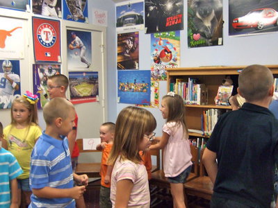 Image: Hurry, hurry, we want to get a chair.