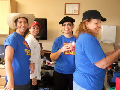 Image: Therapists and hats!