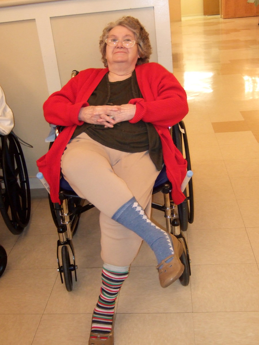 Image: Look at my socks!