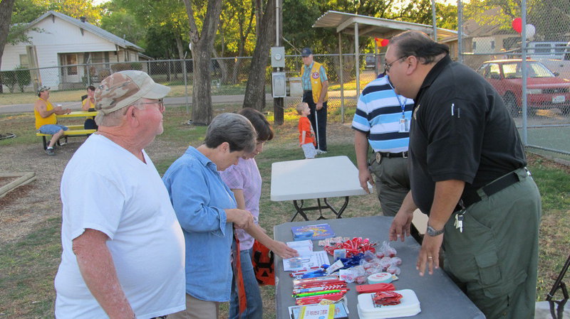 Image: The community began to arrive.