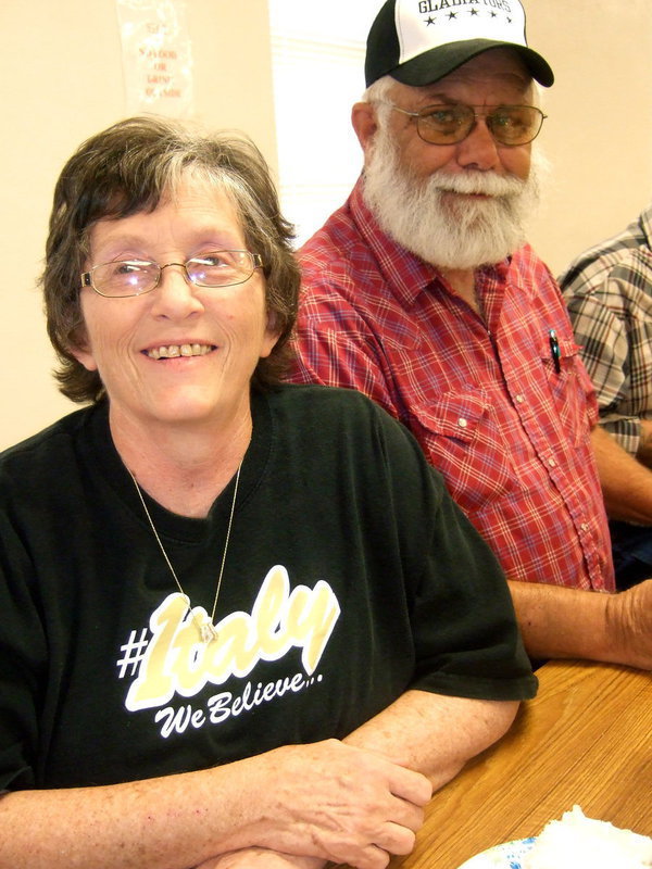 Image: Karen Mathiowetz and Ronnie Compton were both from the graduating class of 1968 and were there supporting the scholarship.