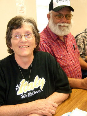 Image: Karen Mathiowetz and Ronnie Compton were both from the graduating class of 1968 and were there supporting the scholarship.