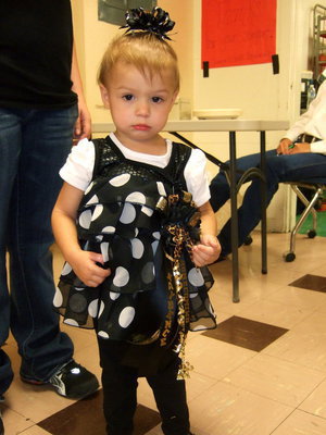 Image: She is ready for the big game!