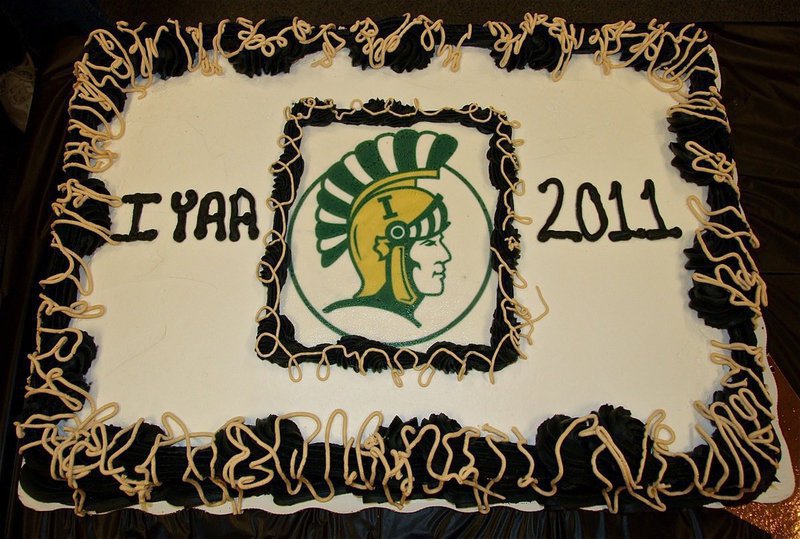 Image: Guests enjoyed a Gladiator cake provided by the City of Italy.