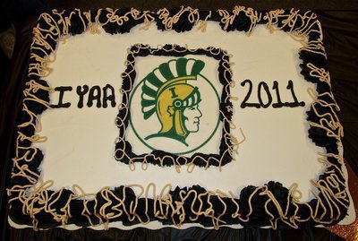 Image: Guests enjoyed a Gladiator cake provided by the City of Italy.