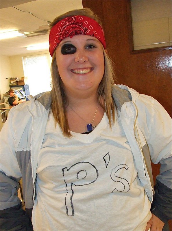 Image: Leader of the band, Drenda Burk, becomes The Black Eyed Peas.