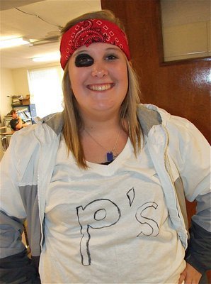 Image: Leader of the band, Drenda Burk, becomes The Black Eyed Peas.