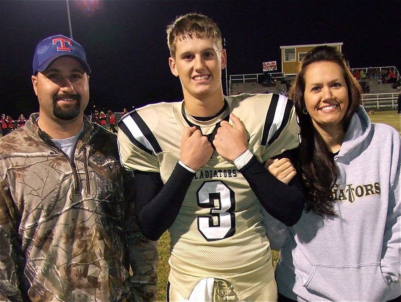 Image: Senior quarterback, Jase Holden.