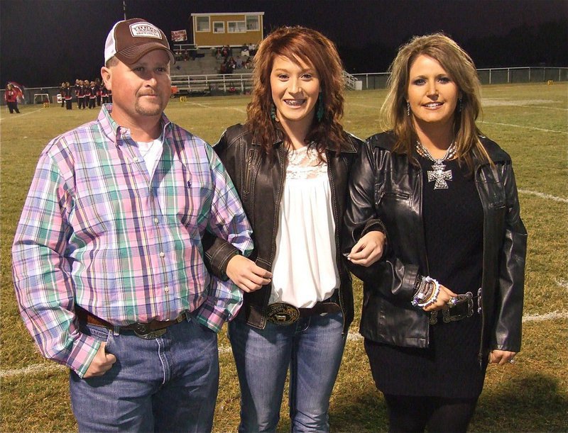 Image: Senior Lady Gladiator, Bailey Bumpus, represents her Lady Gladiator Volleyball team during Senior Night.
