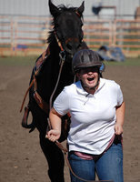 Image: Alyssa Ballew of Midlothian had a great time competing in the panty race!