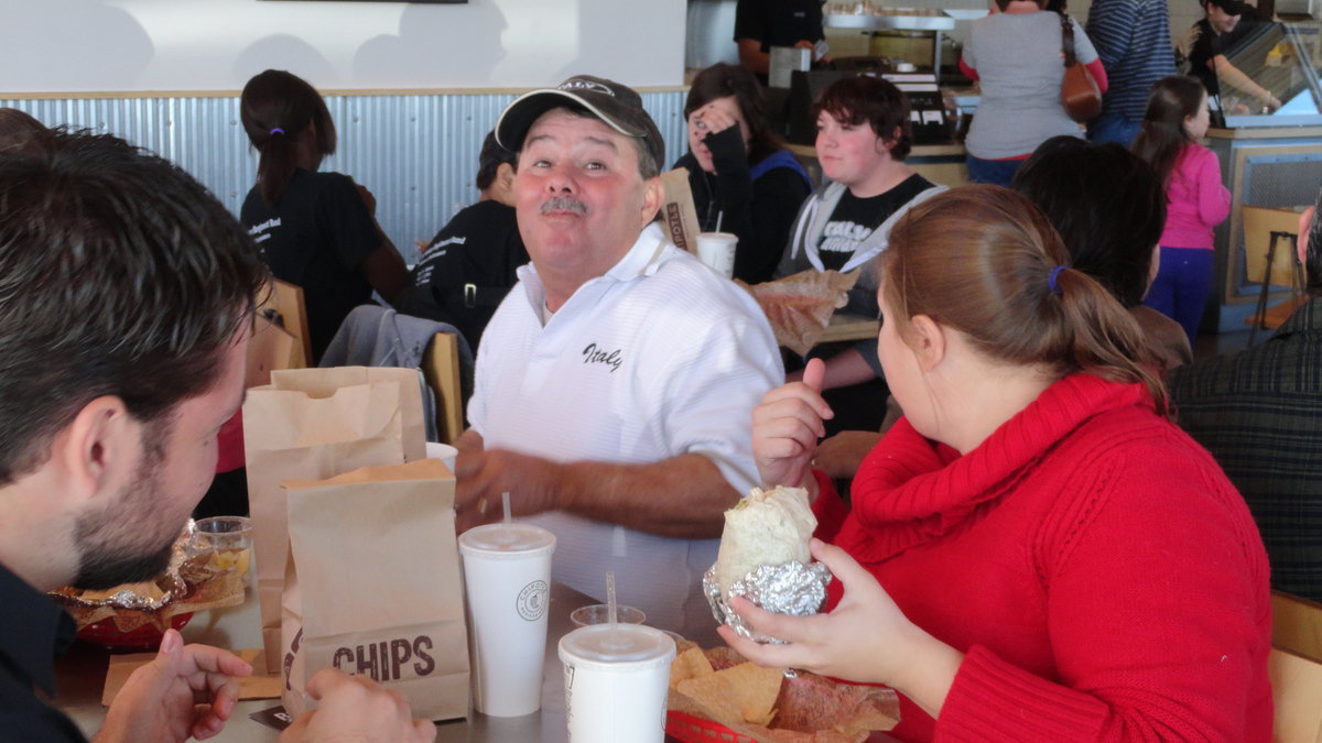 Image: Larry Eubank Italy, ISD School Board president and head band groupie, is always there for the band.