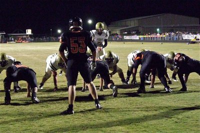 Image: The Gladiators try to punch it in down on Centerville’s goal line. Quarterback Jase Holden(3) score on a 1-yard plunge.