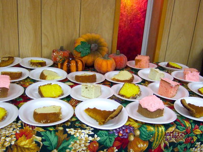 Image: Lots and lots of cake.