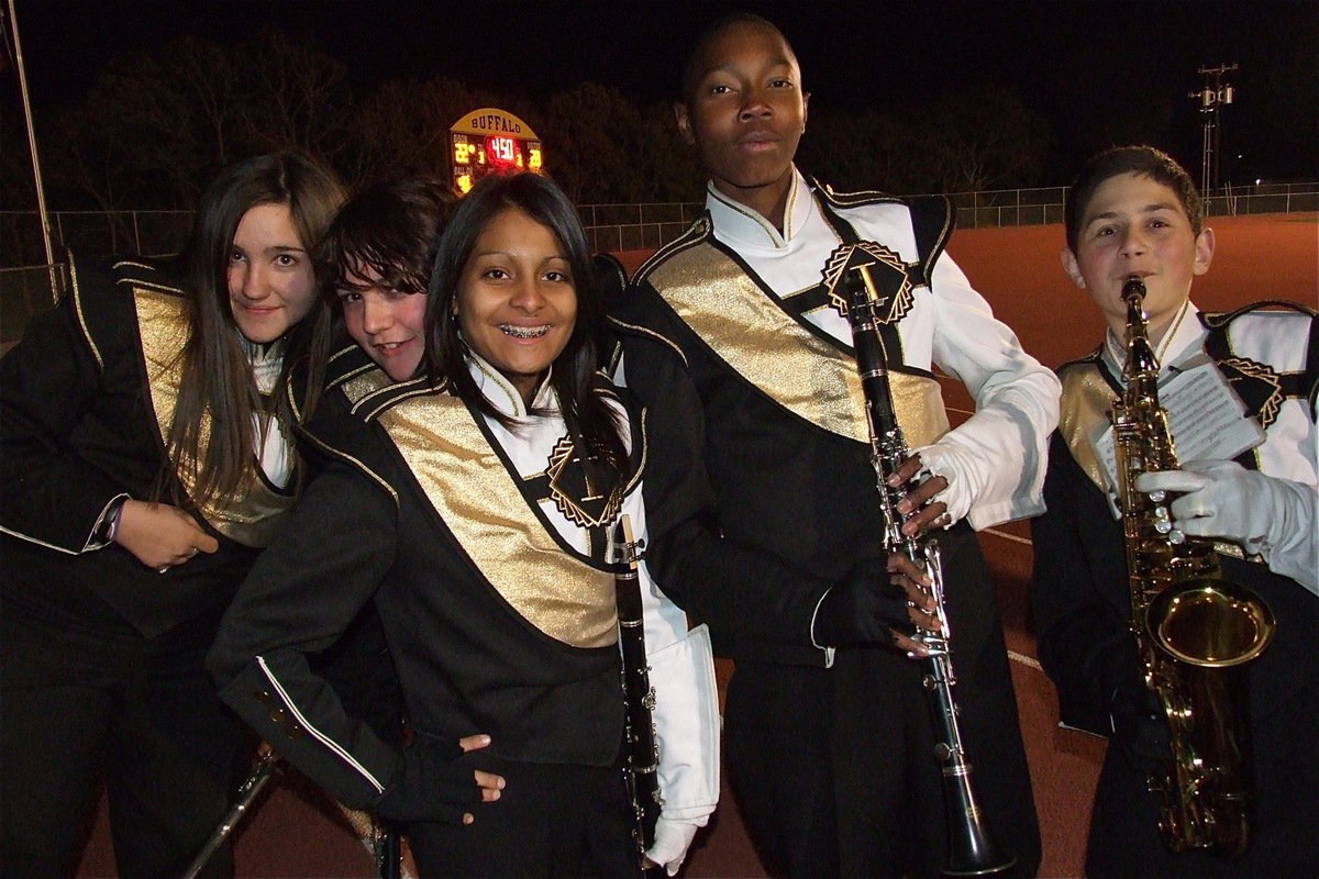 Image: Alexis Sampley, Trevor Davis, Laura Luna, Nicholas Cooper and Tristan Oldfield are enjoying the playoffs.
