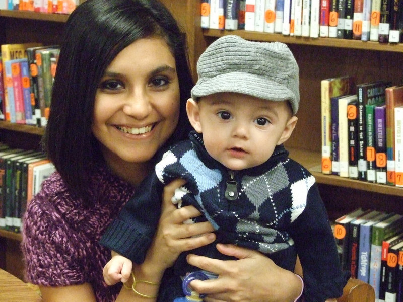 Image: Yesenia Sam and her baby remind us what freedom is all about.