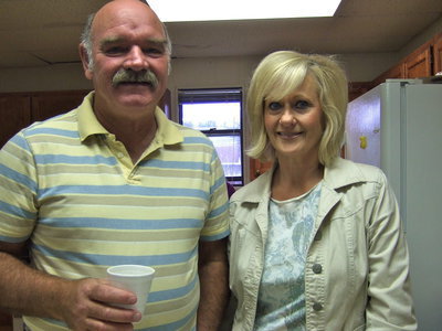 Image: Darrell and Donna Rosemond cooking up yummy breakfast burritos.