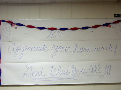 Image: Appreciation sign.