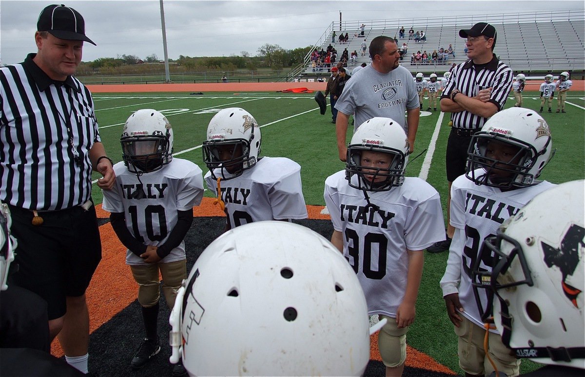 Image: IYAA C-Team captains were Laveranues Green(10), Julius Williams(88), Isaac Gray(30) and Byron Davis(99).