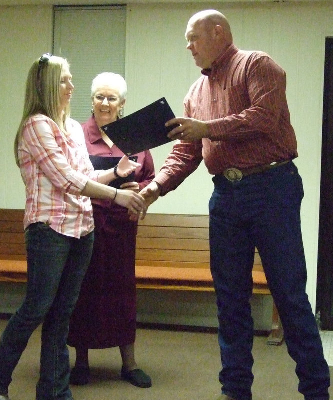 Image: Officer Shelbee Landon and Sue Lauhoff are commended for organizing and planning 2011 National Night Out in Italy on October 4.