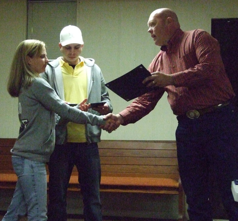 Image: Officers Tierra Mooney and Daniel Pitts were commended for organizing “Shop with a Cop” program.