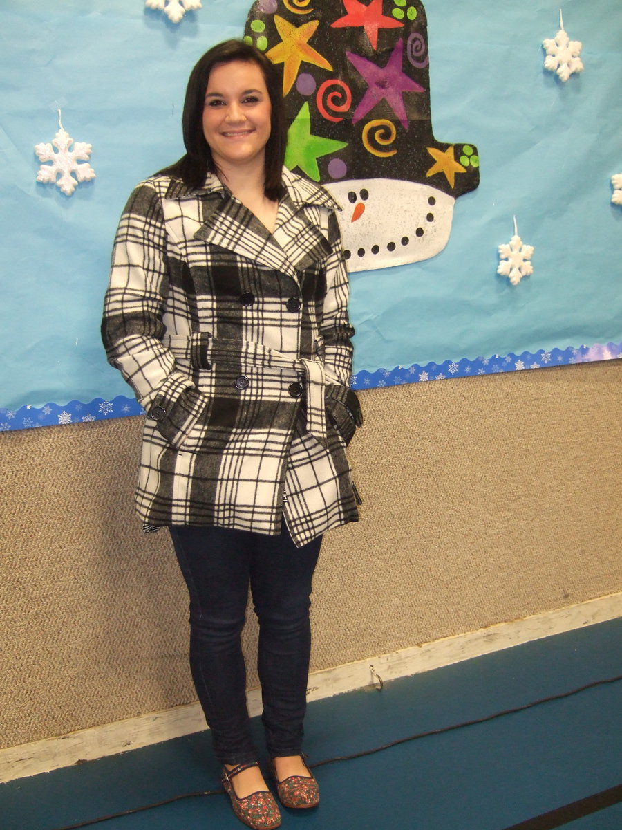 Image: Kaytlyn Bales spoke to the Stafford students about learning good study habits now.