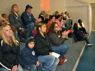 Image: Proud family members.