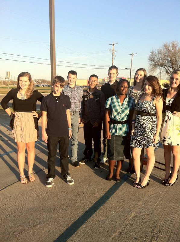 Image: Junior High Band members