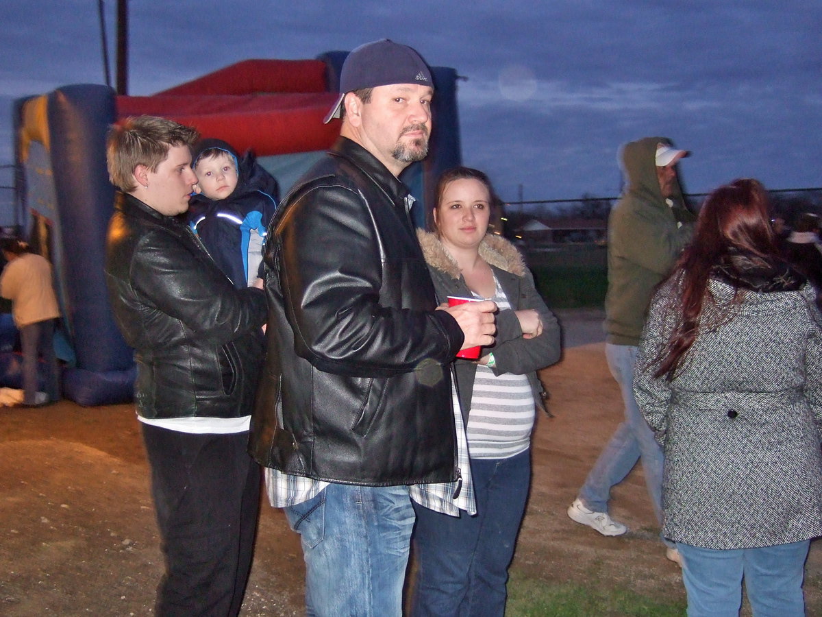 Image: Lots of folks came out to show their support.