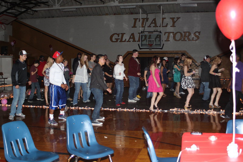 Image: The dance floor wasn’t quite big enough.